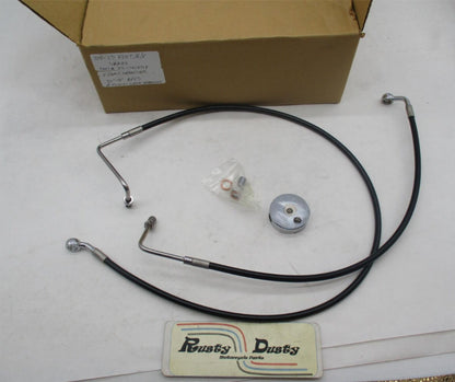 LA Choppers Harley Davidson 09-13 FL  Front Brake Lines 12"-14" APES DS-17413918