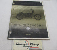 Harley Davidson Official Factory 1999 Dyna Glide Parts Catalog 99439-99