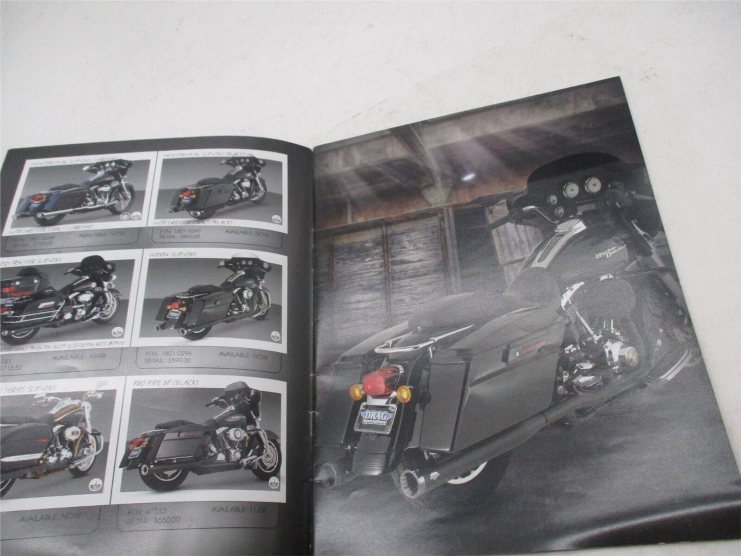 2008 Vance & Hines V&H Harley Davidson Parts Guide Book