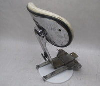 Harley Davidson Shovelhead Panhead White Adjustable Flex-A-Back Flex Backrest