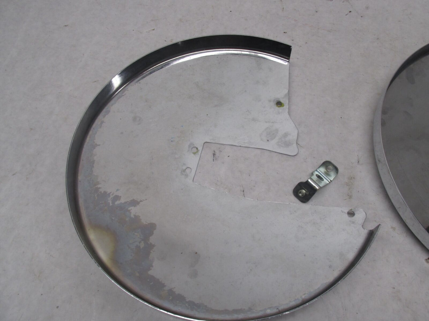 Pair of Harley-Davidson Touring Electra Glide Chrome Rotor Covers 43068-89