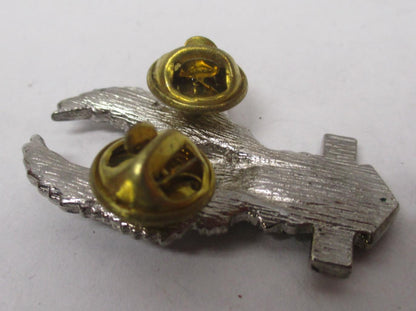 Kawasaki Silver & Red Motorcycle Bike Cruiser Rider Vest Jacket Eagle Metal Pin