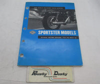 Harley Davidson Official Factory 2002 Sportster Parts Catalog 99451-02