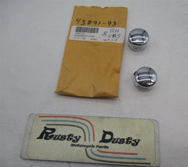 Lot of 2 Harley Davidson Genuine NOS Chrome Head Bolt Covers 43891-93