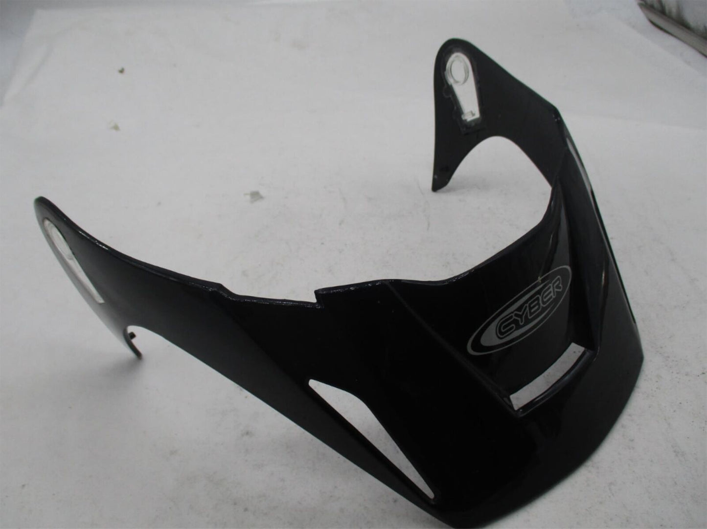 Vintage Cyber Motorcycle Enduro Dirt Bike Helmet Black Visor