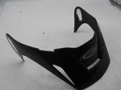 Vintage Cyber Motorcycle Enduro Dirt Bike Helmet Black Visor