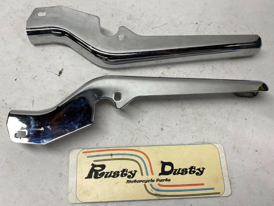 Harley Chrome Rear Fender Streets Touring Pair Set Road King