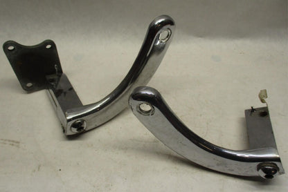 Pair of Harley Davidson Big Twin Chrome Foot Peg Mounting Bracket Extensions