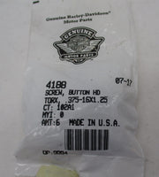 Harley Davidson Lot of 3 Genuine NOS Button Head Screws 4188