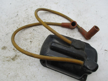 Vintage Motorcycle Coil Ignition Pack Cover w/  Spark Plug Wires