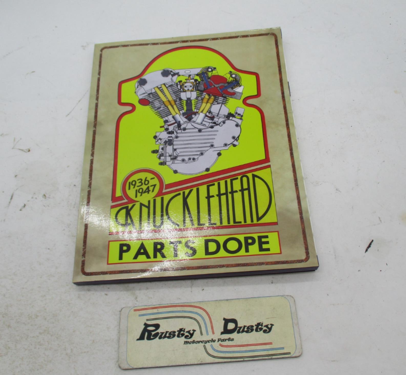 Rusty Catalog Knucklehead Parts Dope Motorcycle Dealership Catalog Reference Guide 1 ...