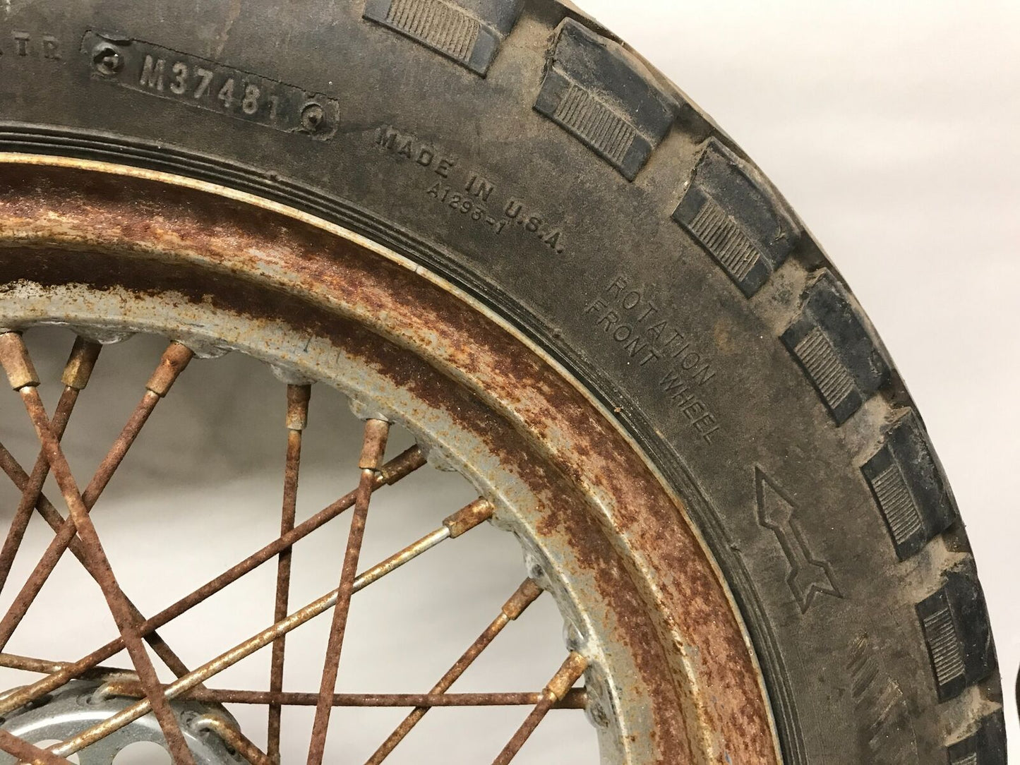 16" Rear Harley Spoke Wheel Shovelhead Spoke Chopper