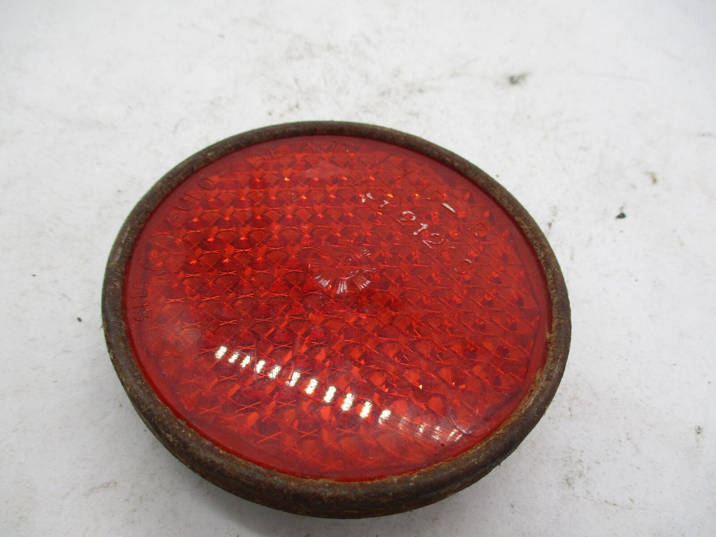 Vintage B545 Round Reflector retro-reflector E1 cat eye 21268
