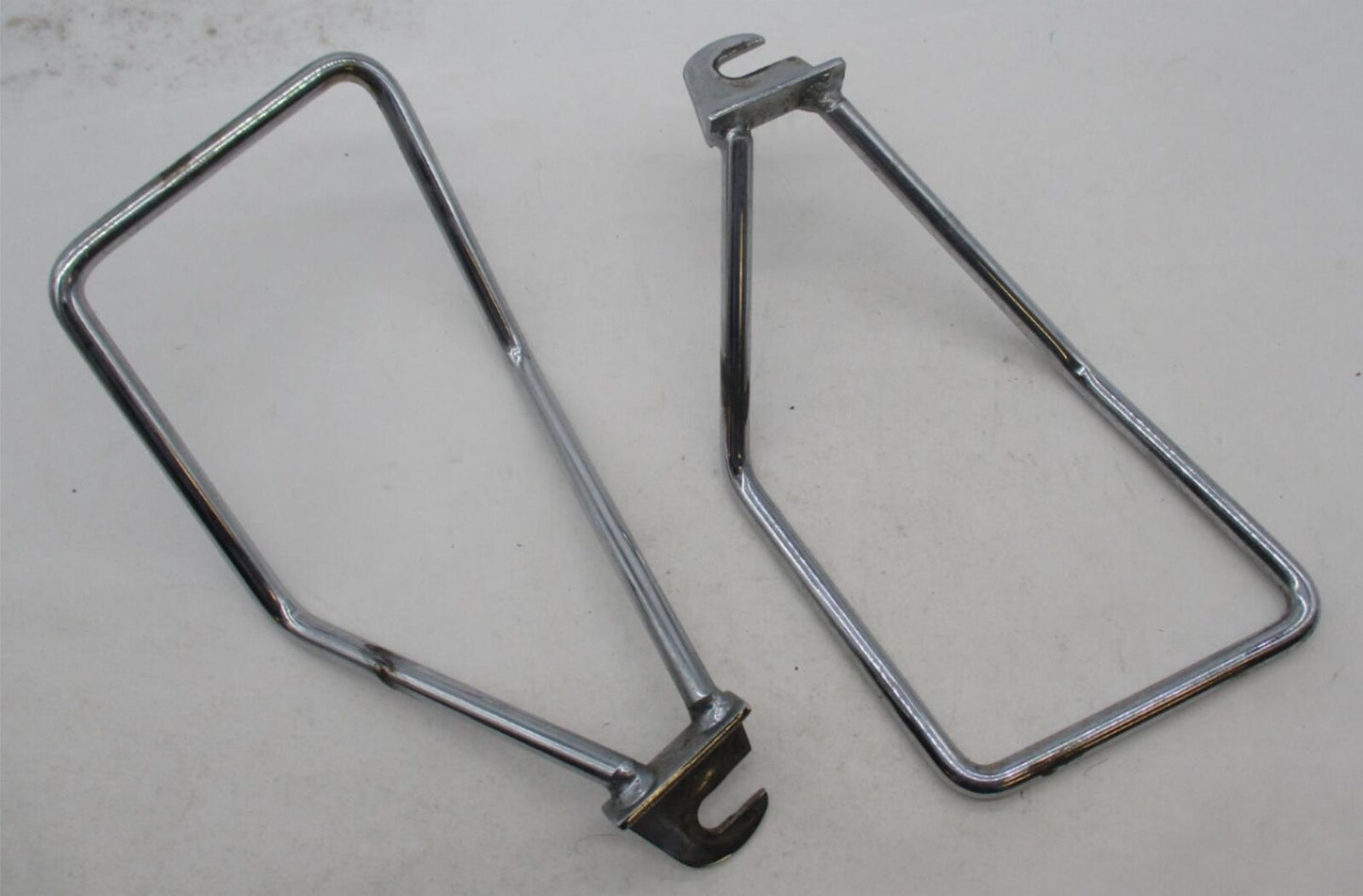 Pair of Harley Davidson Genuine Chrome Soft Saddle Bag Supports