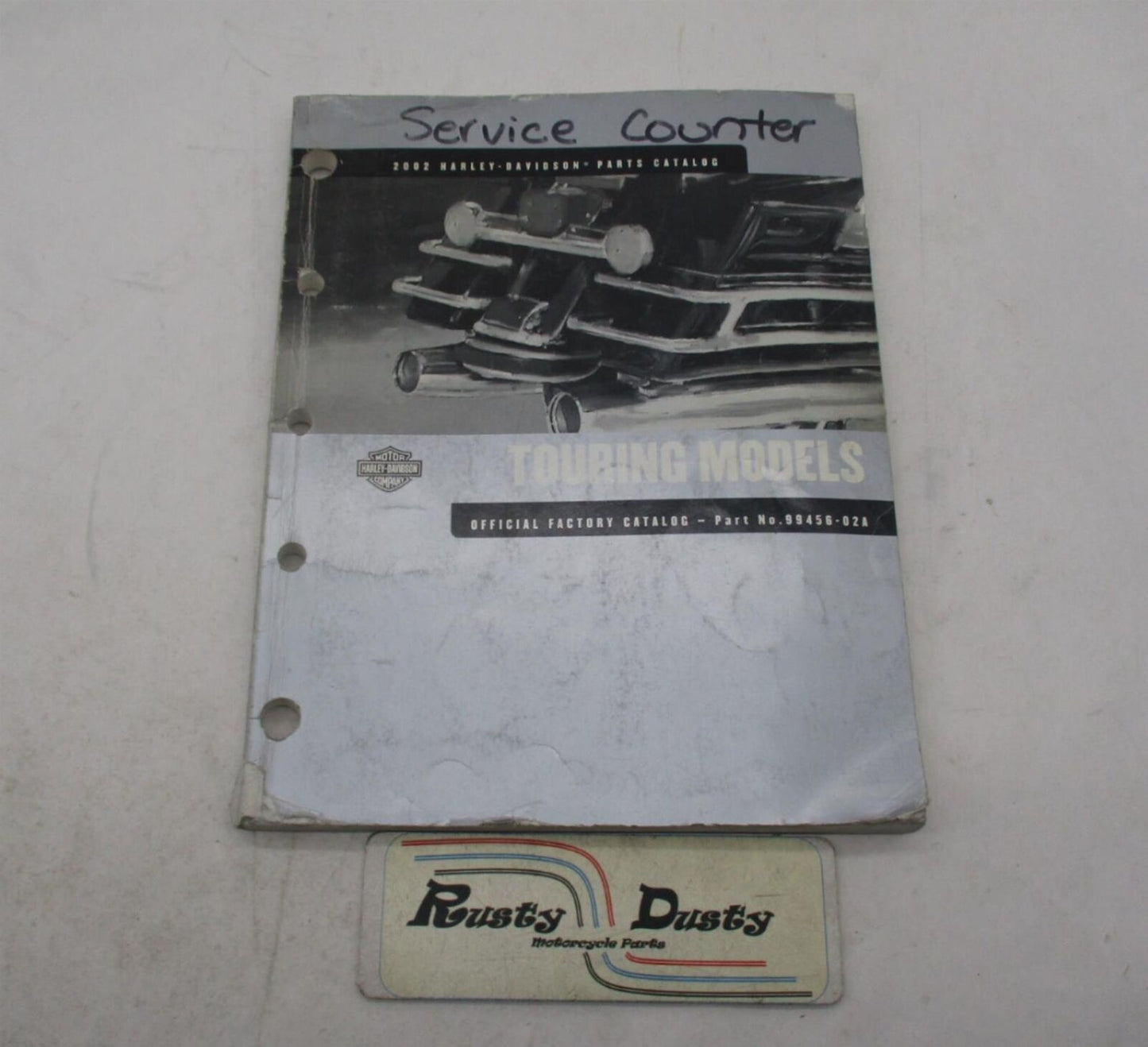 Harley Davidson Official Factory 2002 Touring Parts Catalog 99456-02A