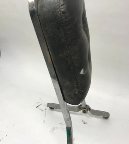 19" Tall Harley Chopper Shovelhead Ironhead Sissy Bar Backrest w/ Mount & Pad
