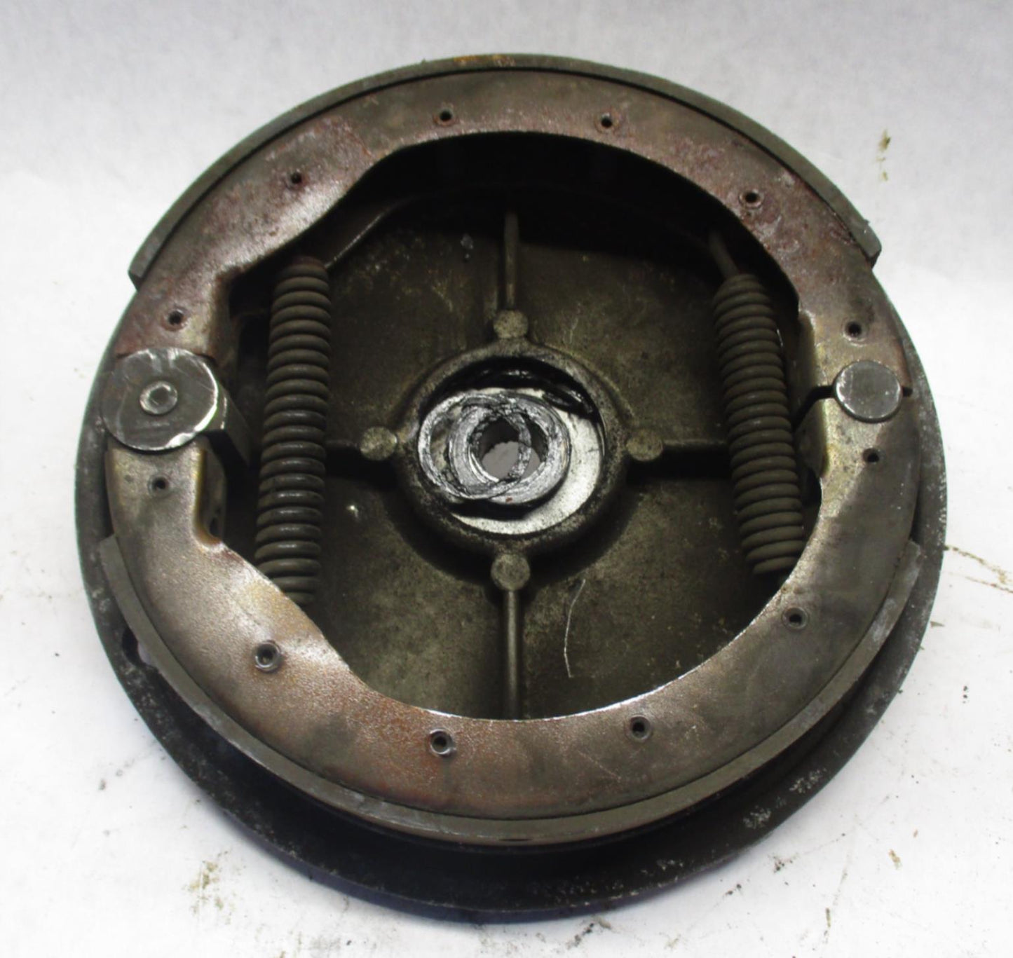 Harley Davidson Ironhead Rear Brake Drum Cover Assembly