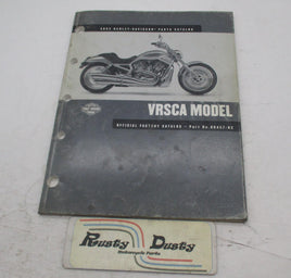 Harley Davidson Official Factory 2002 VRSCA Parts Catalog Book 99457-02