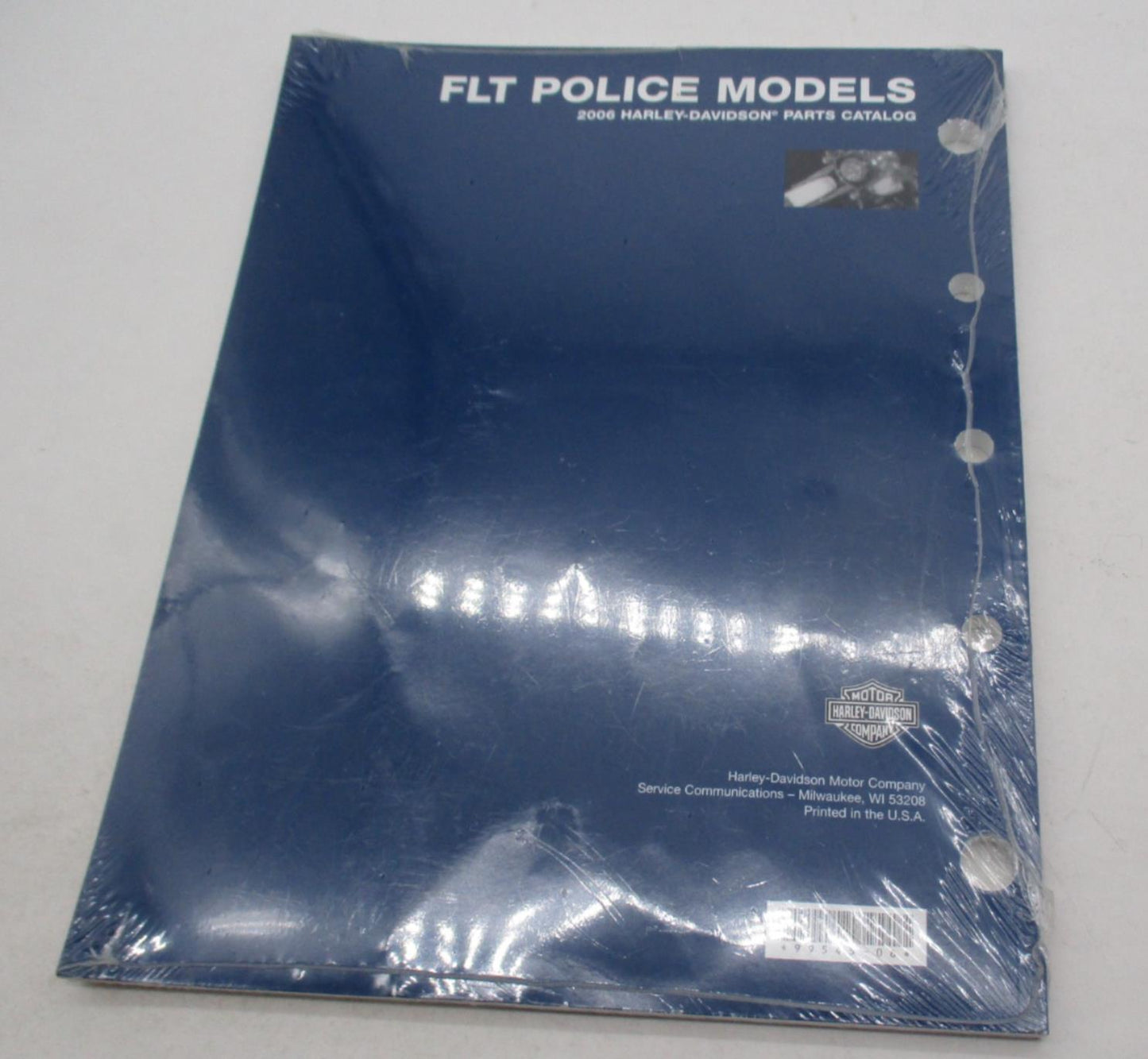 Harley Davidson Official Factory 2006 FLT Police Models Parts Catalog 99545-06