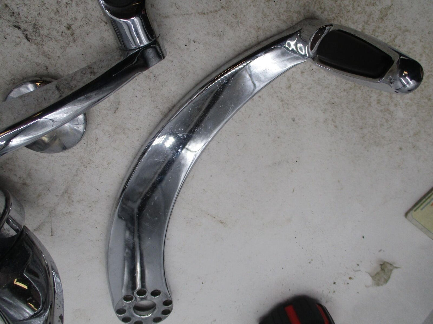 Set of Chrome Custom Forward Control Set for Harley Davidson Softail