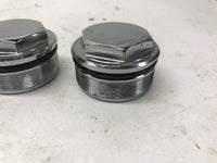 Harley Davidson Sportster Iron 48 Stock Chrome OEM Fork Caps