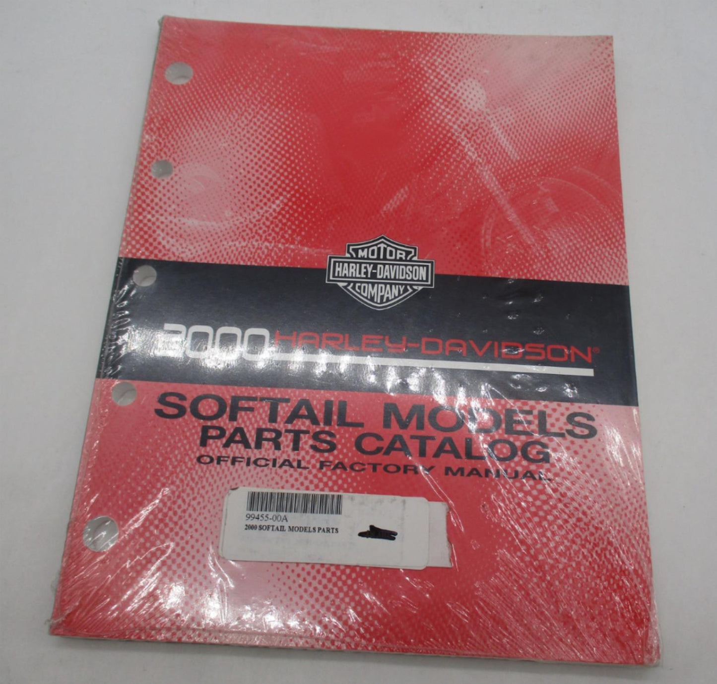 Harley Davidson Official Factory 2000 Softail Models Parts Catalog 99455-00A