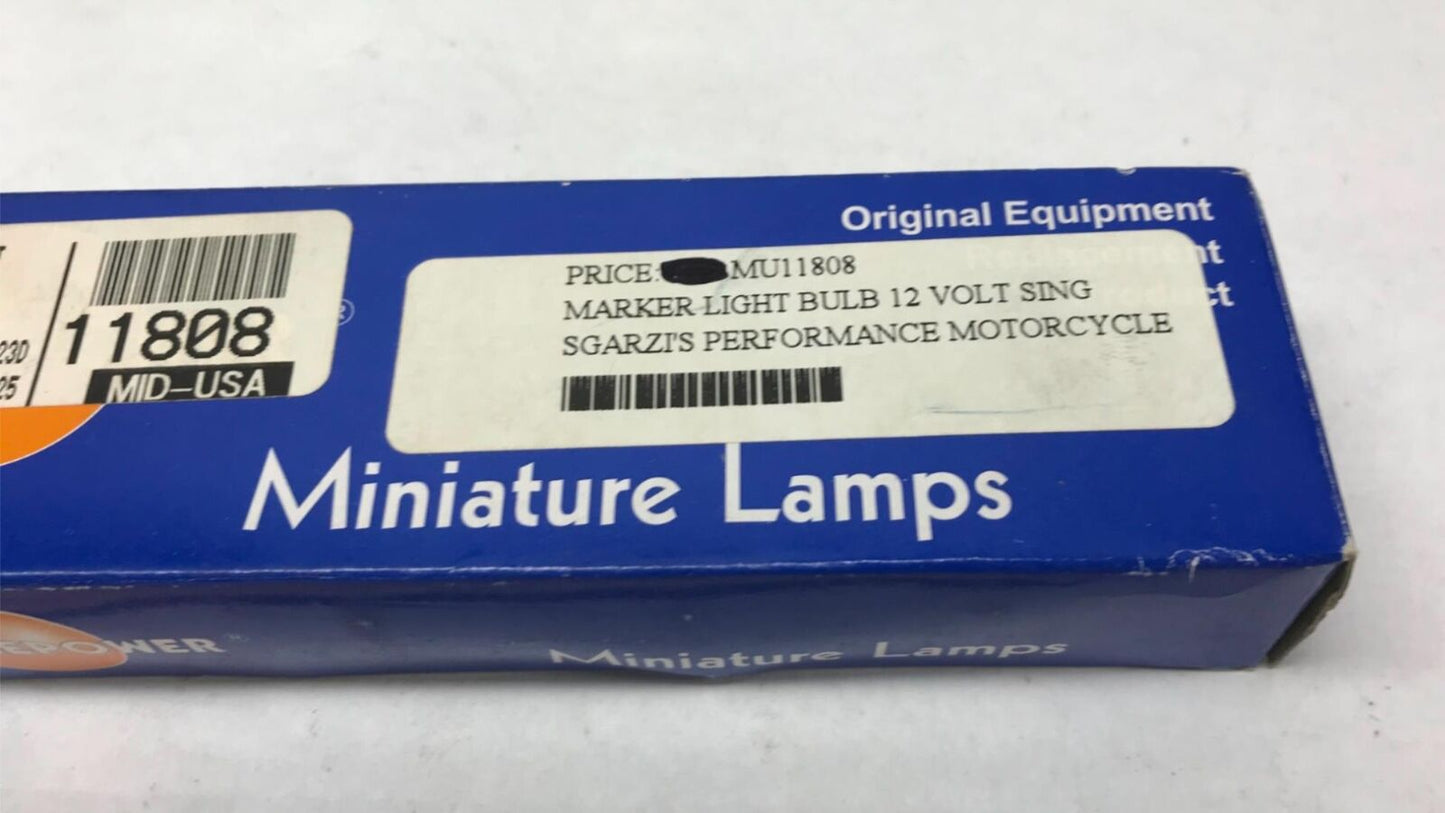 Pack of (10)  single filament Marker Turn Signal Lamp Light Bulbs 12V