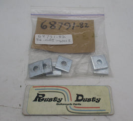 Lot of 6 Harley Davidson Genuine NOS Turn Signal Square Washers 68791-82