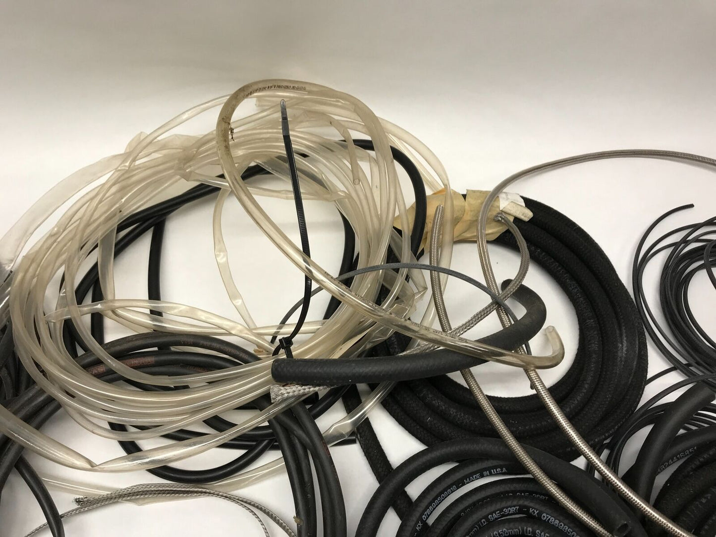 Huge Mixed Lot of Harley Mechanics Hoses Hose Lines Tubes Wiring