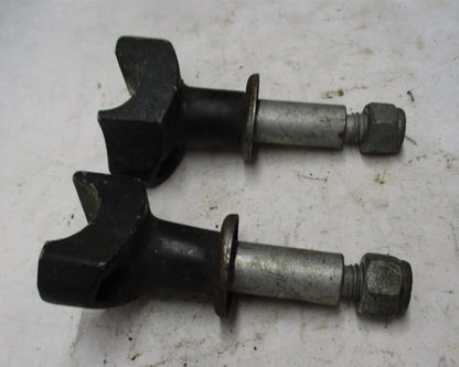 Harley Davidson Black Handlebar Bar Risers 2" Black with Hardware