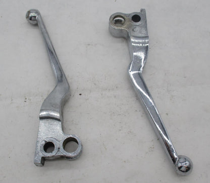 Lot of (2) Harley Davidson Chrome / Polished Hand Control Levers