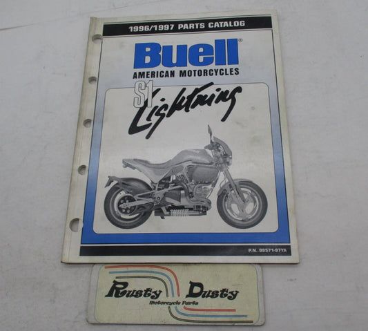 Harley Buell Official Facotry 1996/1997 S1 Lightning Parts Catalog 99571-97YA
