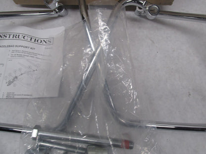 Harley Davidson Genuine NOS Chrome Saddlebag Support Kit Dyna FXD 08+ 91017-10