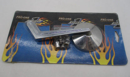 Harley  Pro One Right Mirror Chrome Weekend Warrior Stem w/ Round Head 102360