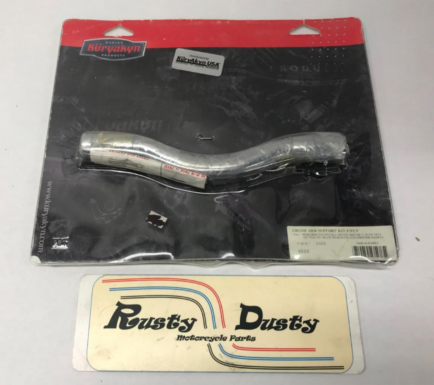 Kuryakyn Harley Davidson Cruise Arm Support Kit F/FLT 4533