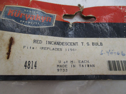 Kuryakyn Motorcycle NOS Red Incandescent Turn Signal Bulb 4814