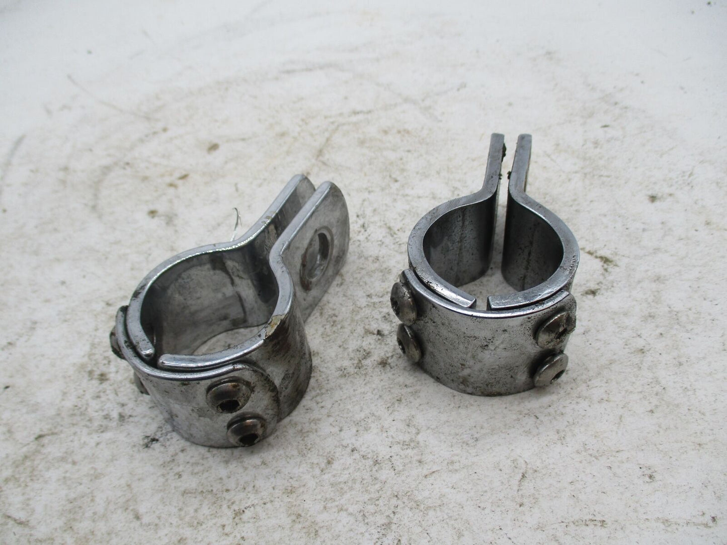 Pair of Harley Davidson Highway Peg Crash Bar Clamps