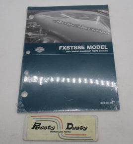 Harley Davidson Official Factory 2007 FXSTSSE Model Parts Catalog 99458-07