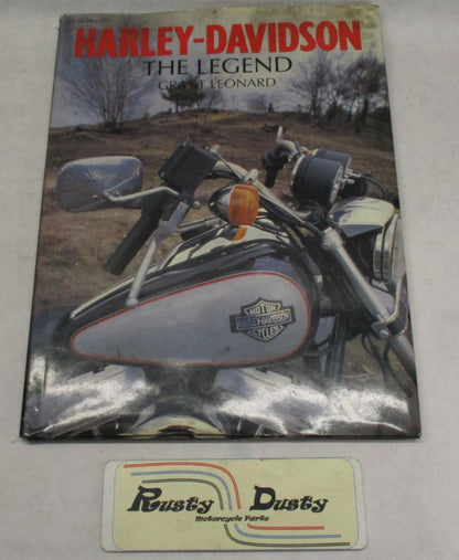 Harley Davidson The Legend Grant Leonard Hard Cover Book