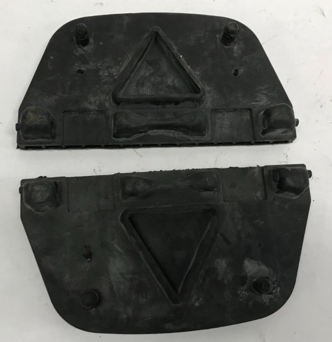 Harley Replacement Rubber Passenger Floorboard Pads