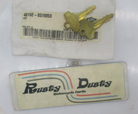 Set of 2 Harley-Davidson Genuine NOS Keys Code 0053 48152-82