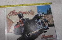 Indian America's First Motorcycle Chief Aluminum Garage Shop Sign 16"x12"