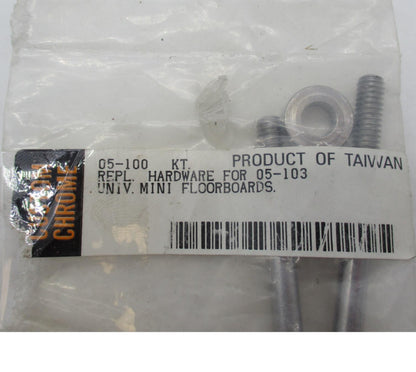 Custom Chrome Harley Davidson Mini Floorboard Replacement Hardware 05-100