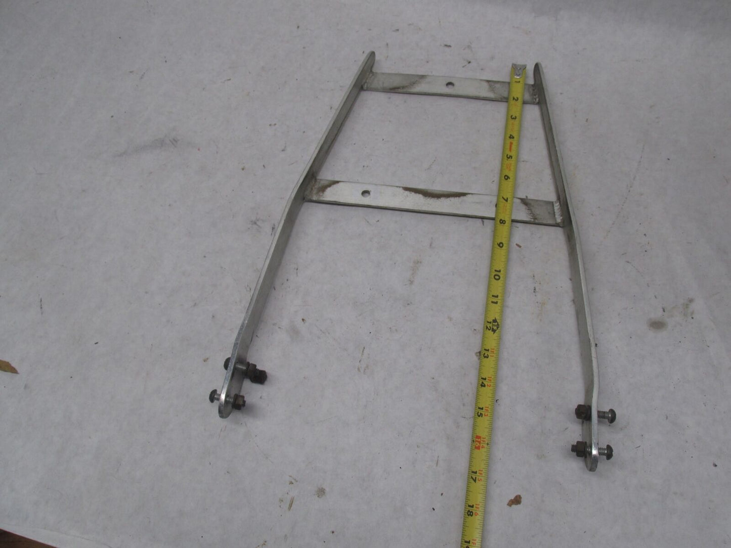 Vintage BMW Airhead Motorcycle Aluminum Rear Luggage Rack Mount Bracket