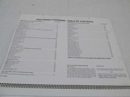 Harley Davidson 2005 Factory Wiring Diagrams 99949-05