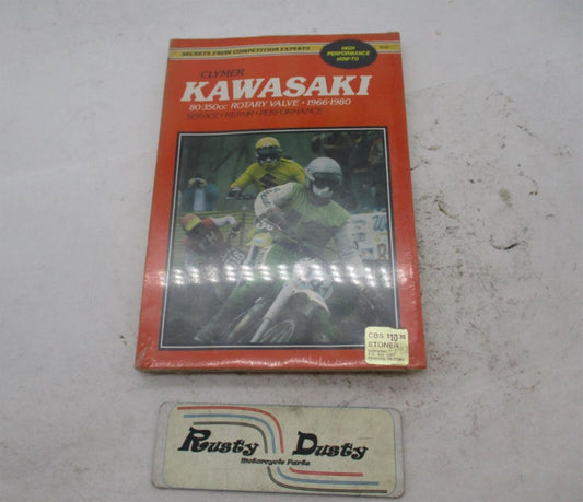 Kawasaki Clymer 1966-1980 80-350cc Rotary Valve Service Repair Manual Book