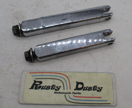 Harley Davidson Pair of Chrome Highway Peg Extensions 6" & 5"