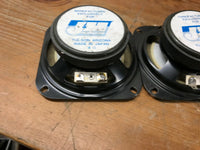 Harley J&M corporation Touring 4" speakers tweeters mounts grills 4 ohms