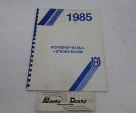 Husqvarna OEM Factory 1985 4-Stroke Engine Workshop Manual Book