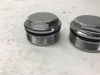 Harley Davidson Sportster Iron 48 Stock Chrome OEM Fork Caps